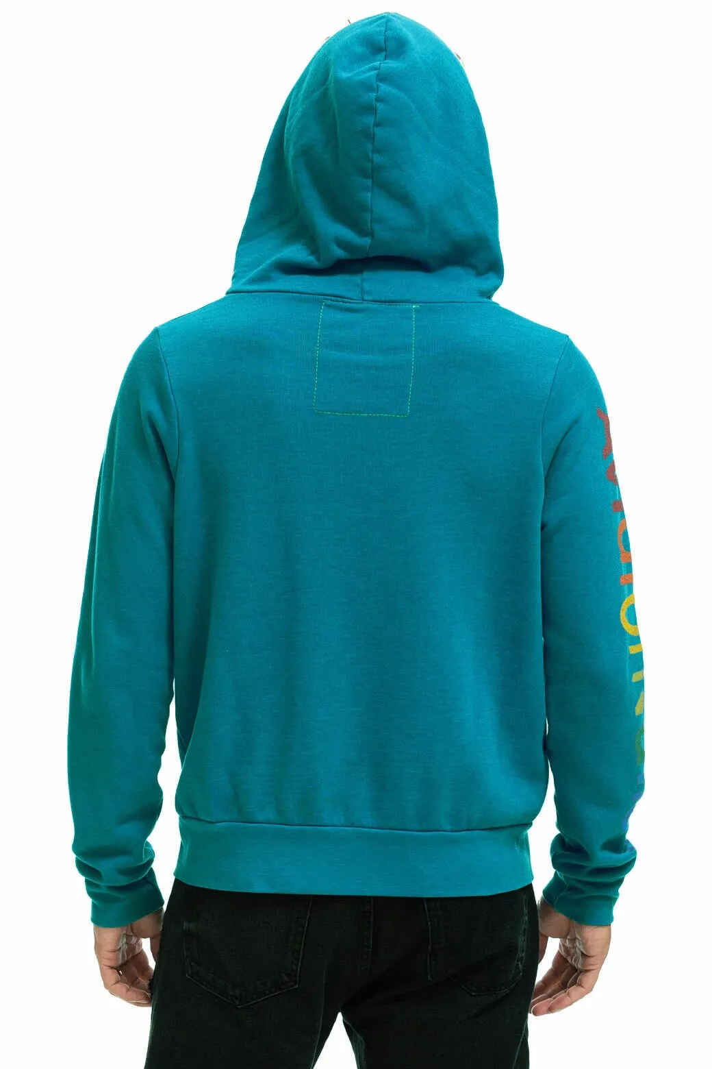 AVIATOR NATION VAIL ZIP HOODIE - TEAL