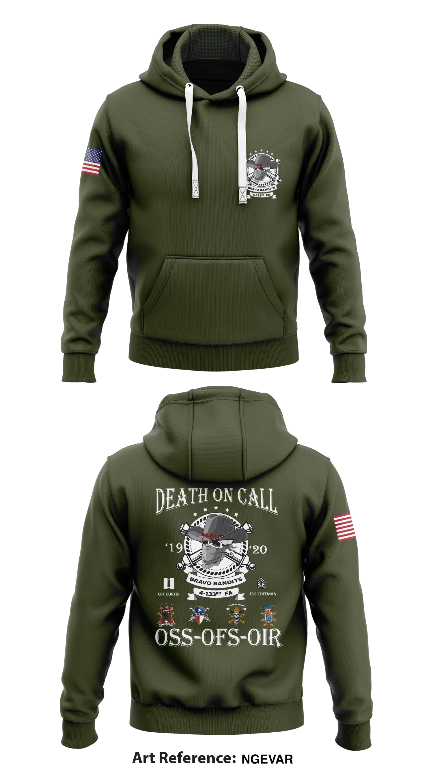 B-BTRY 4-133 FA Store 1  Core Men's Hooded Performance Sweatshirt - nGEVAr