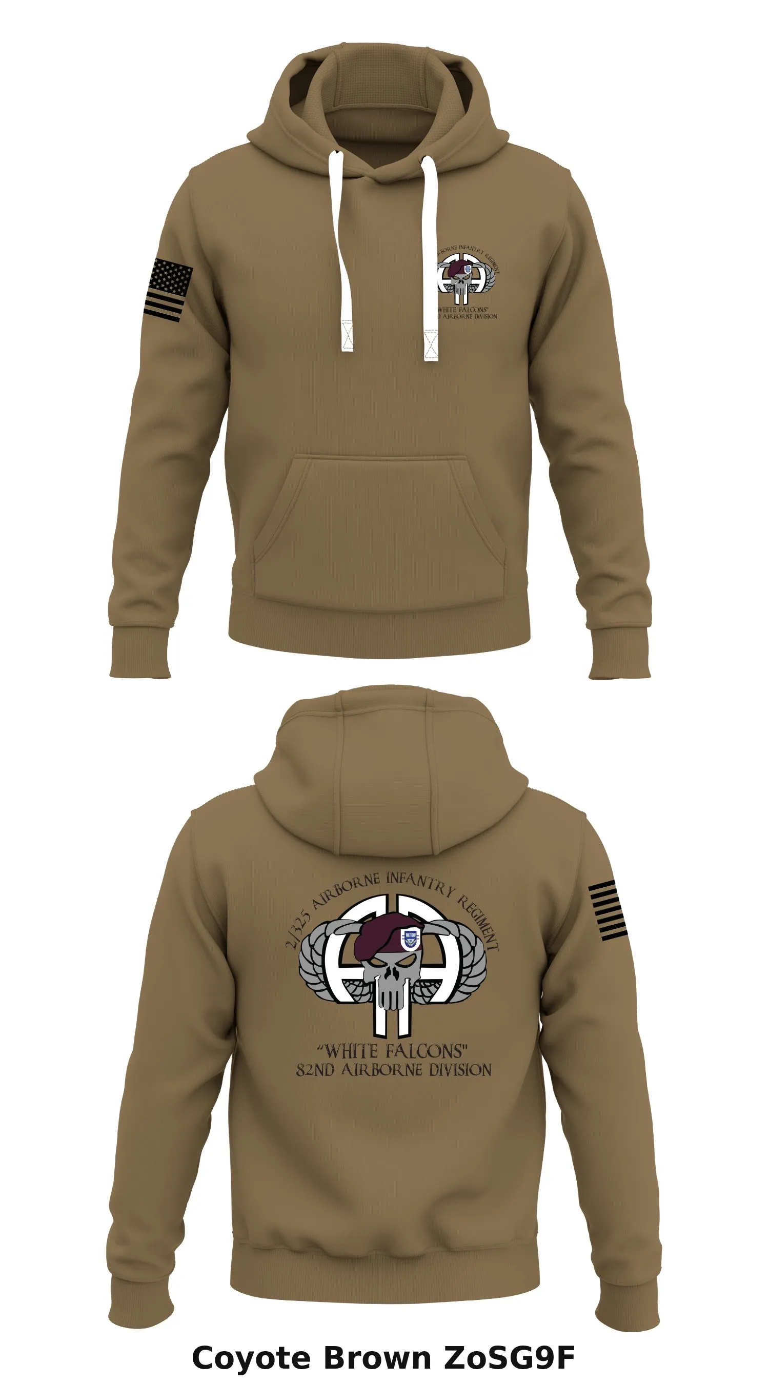 B Co 2-325 A.I.R Store 1  Core Men's Hooded Performance Sweatshirt - ZoSG9F