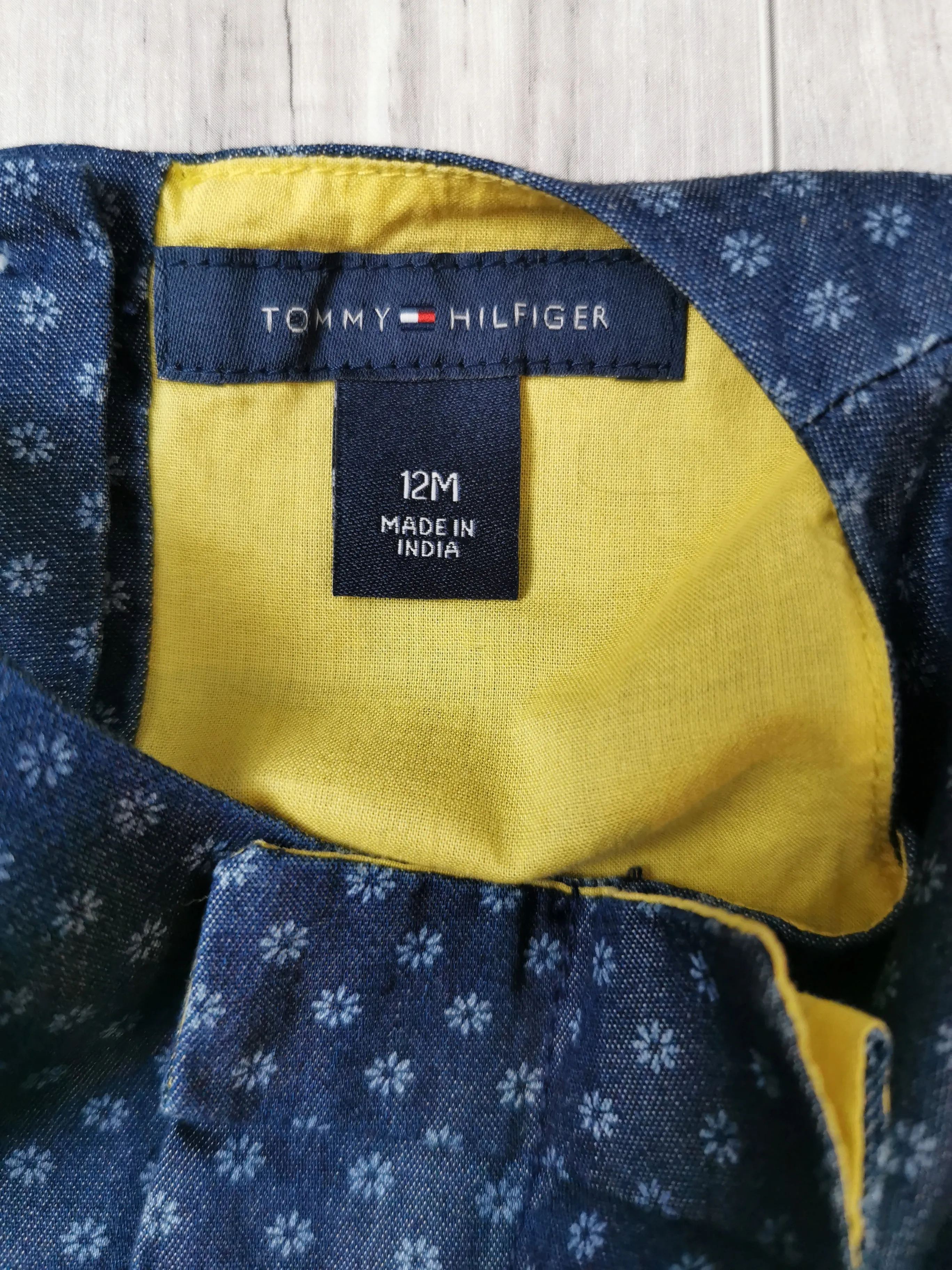 BABY GIRL SIZE 12 MONTHS - TOMMY HILFIGER A-line Pleated Tennis Dress EUC B37