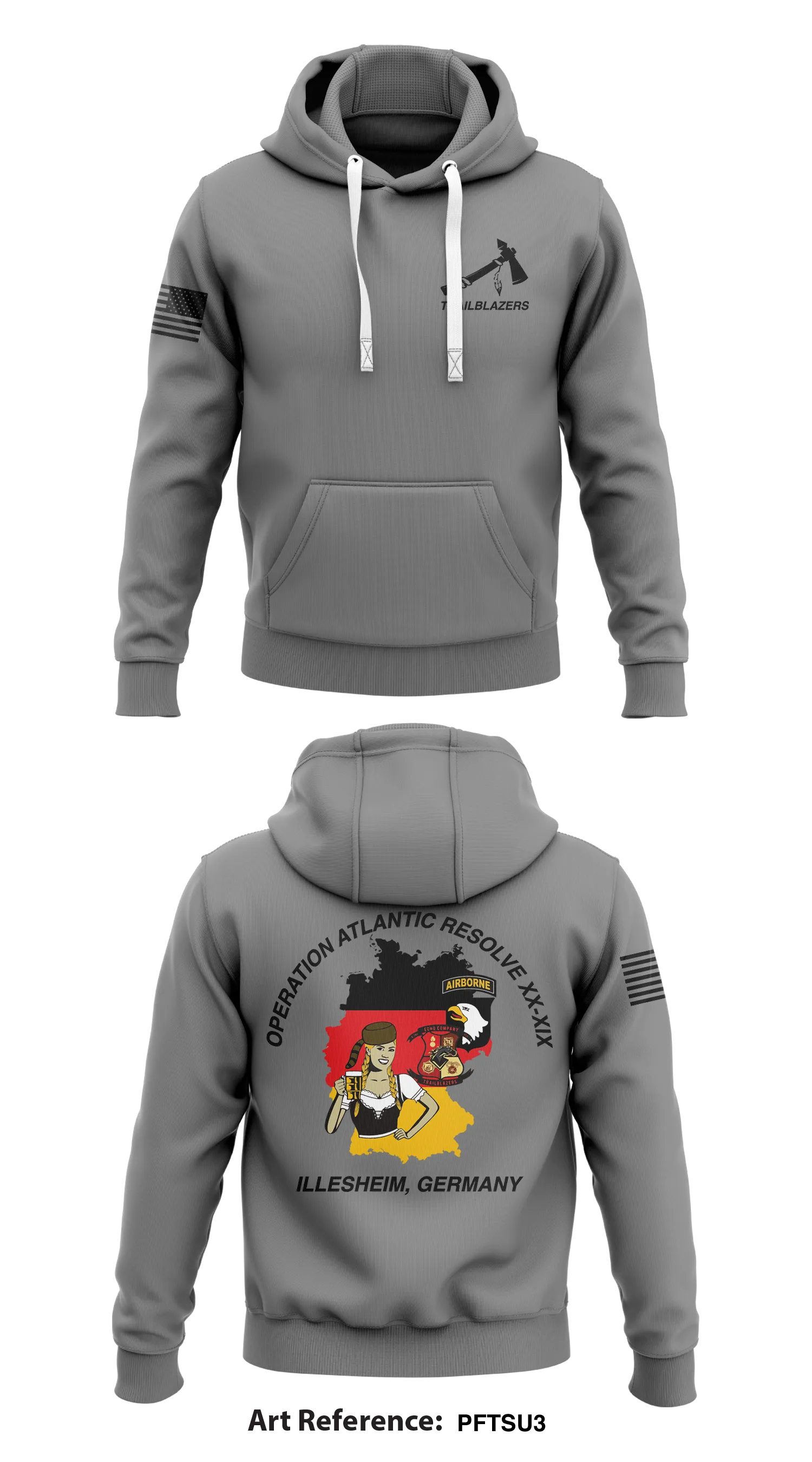 BAD DONT USE! - E Co. 6-11st AVN REGT Store 1  Core Men's Hooded Performance Sweatshirt - PftsU3