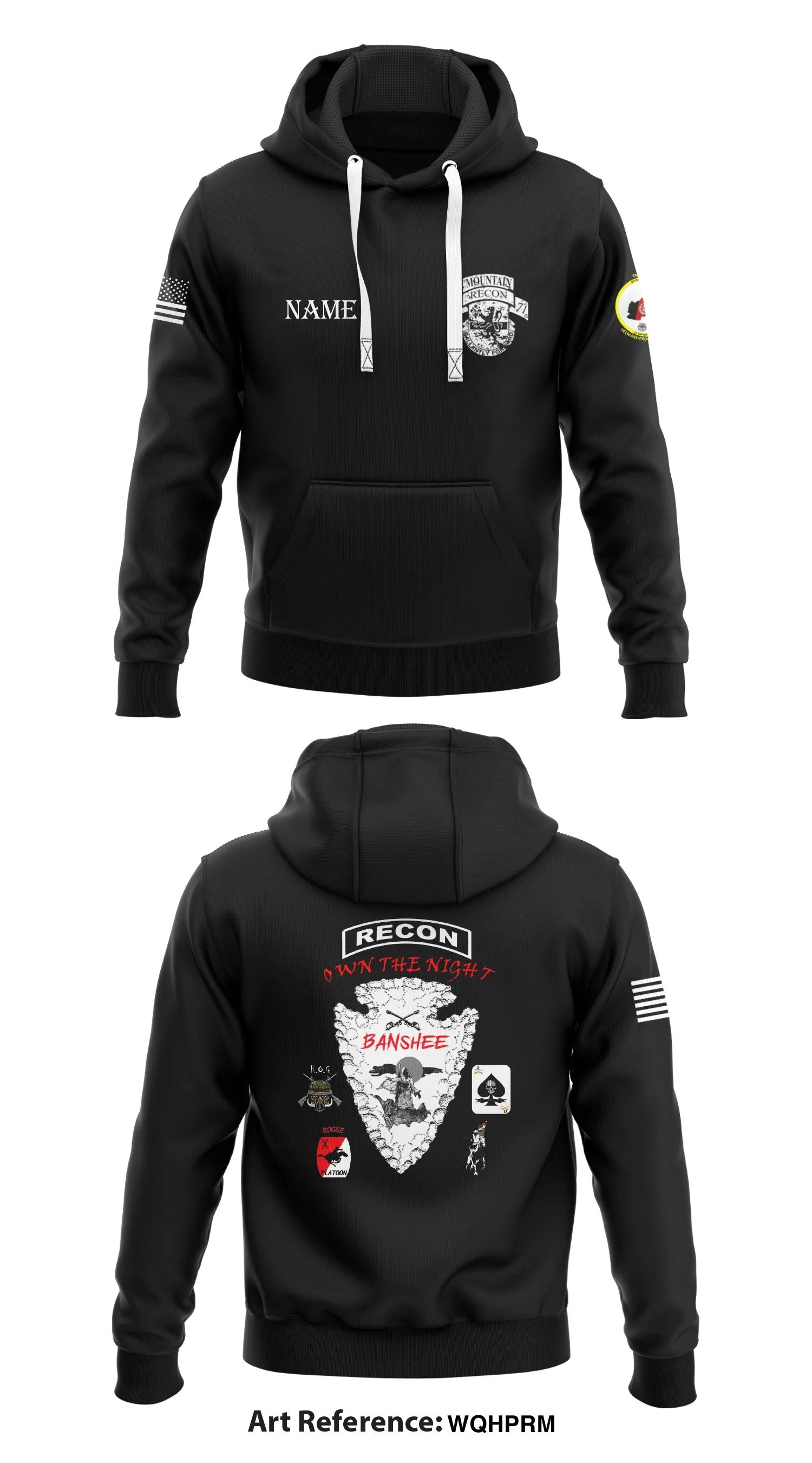 Banshee Troop, 3-71 Cavalry Store 1  Core Men's Hooded Performance Sweatshirt - WQHprM
