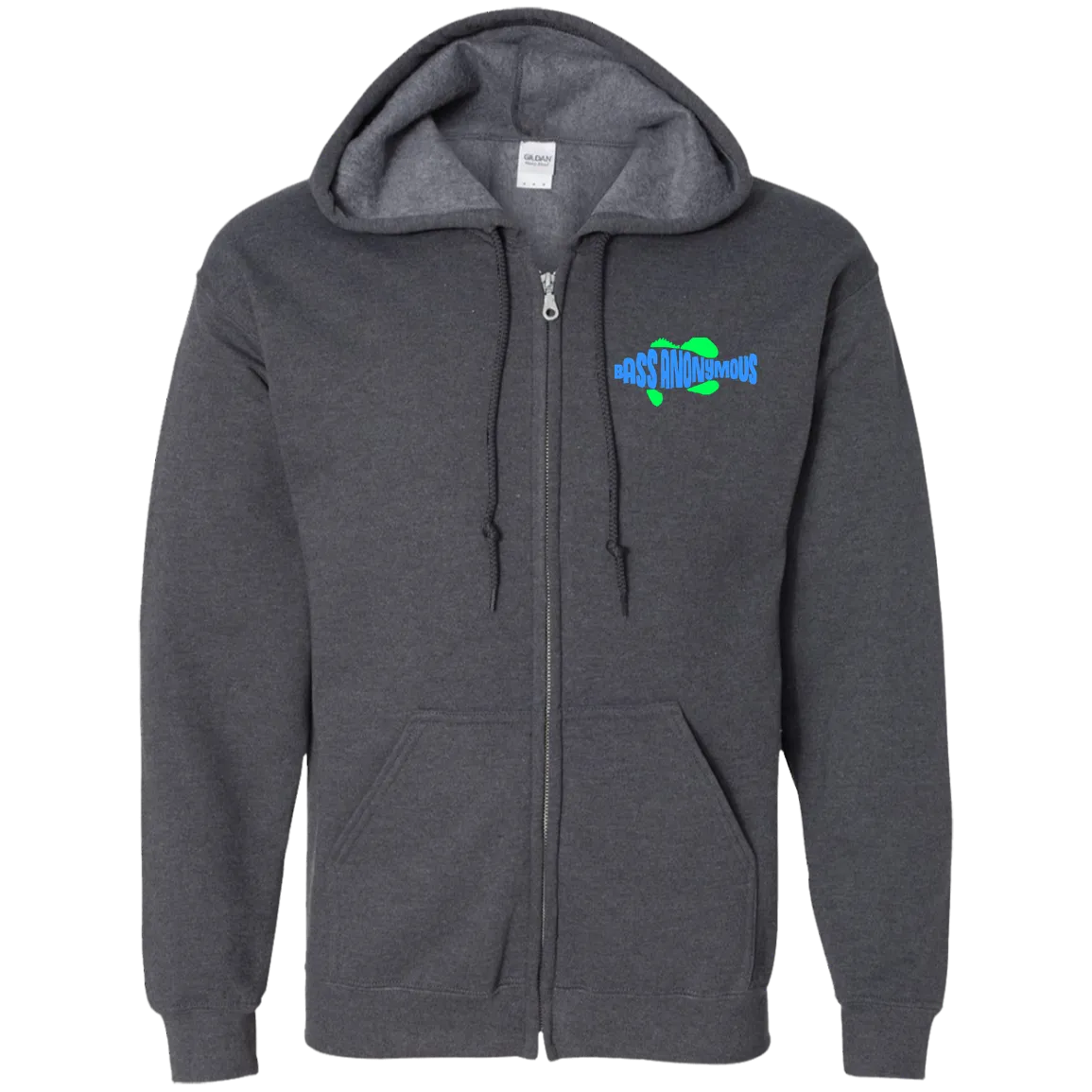 Bass Anonymous Hookset Zip Up Hooded Sweatshirt