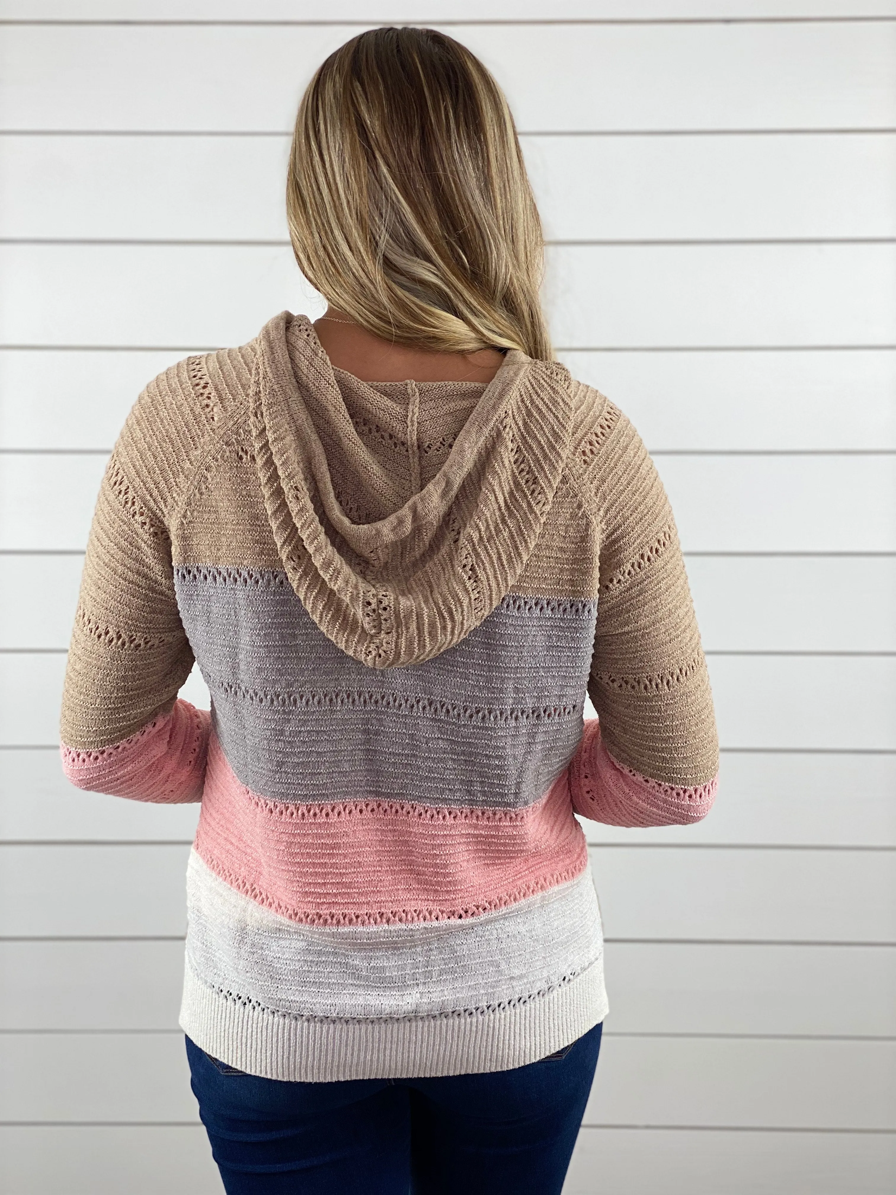 Beach Bonfire Hoodie - Pink