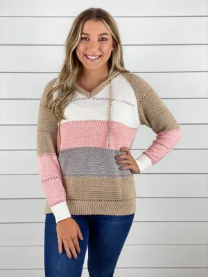 Beach Bonfire Hoodie - Pink