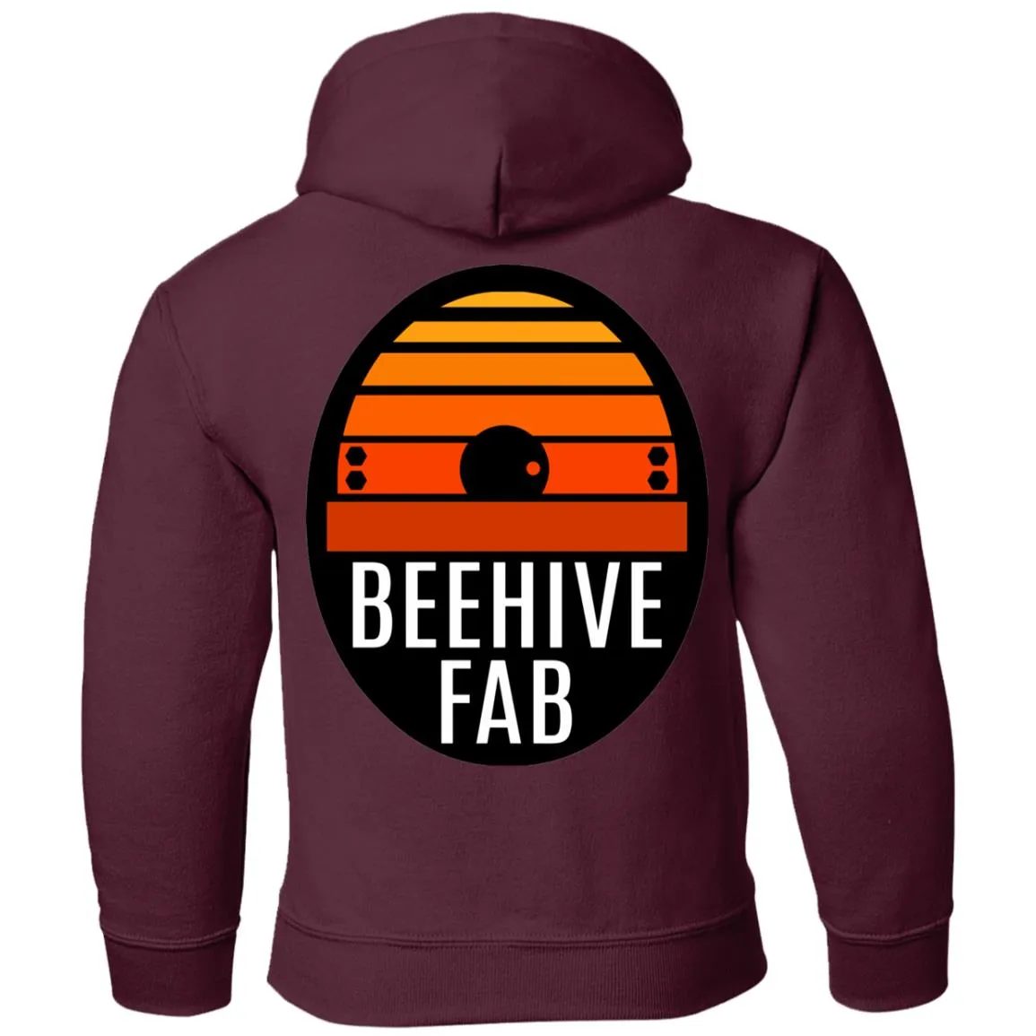 BeehiveFAB 2-sided print G185B Gildan Youth Pullover Hoodie