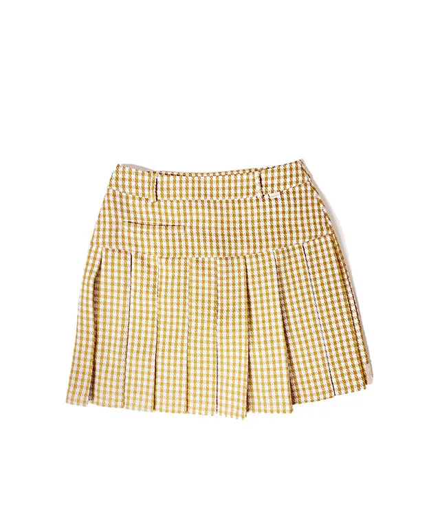 BENECIA 12 Avenue Check Culottes - Beige