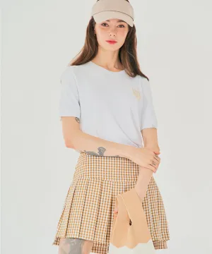 BENECIA 12 Avenue Check Culottes - Beige