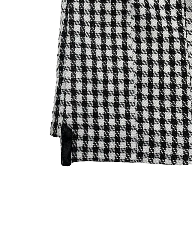 BENECIA 12 Avenue Check Culottes - Black