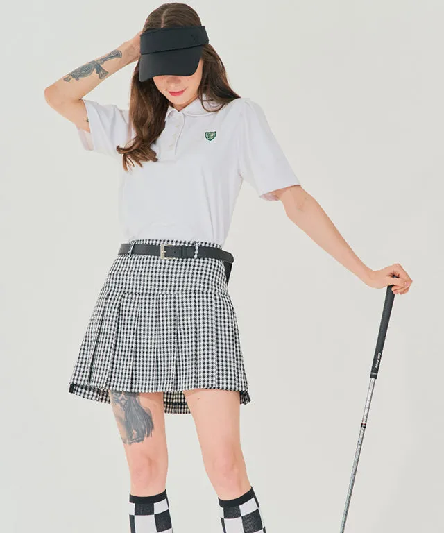 BENECIA 12 Avenue Check Culottes - Black
