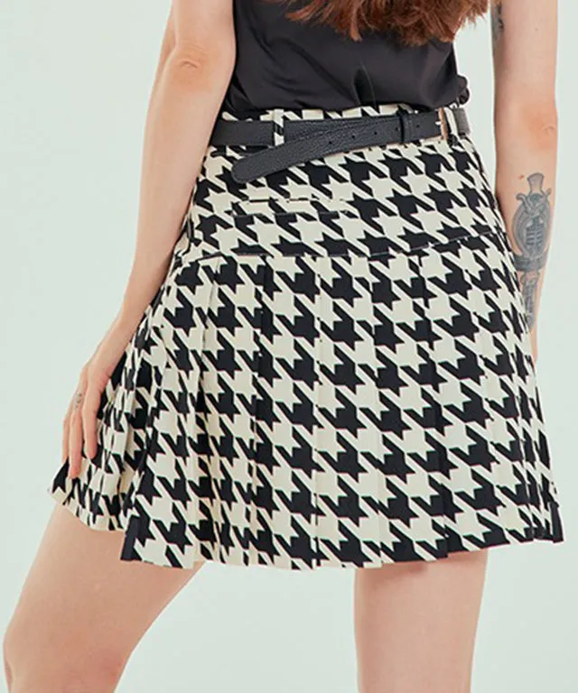BENECIA 12 Big Hound Check Skirt - Check