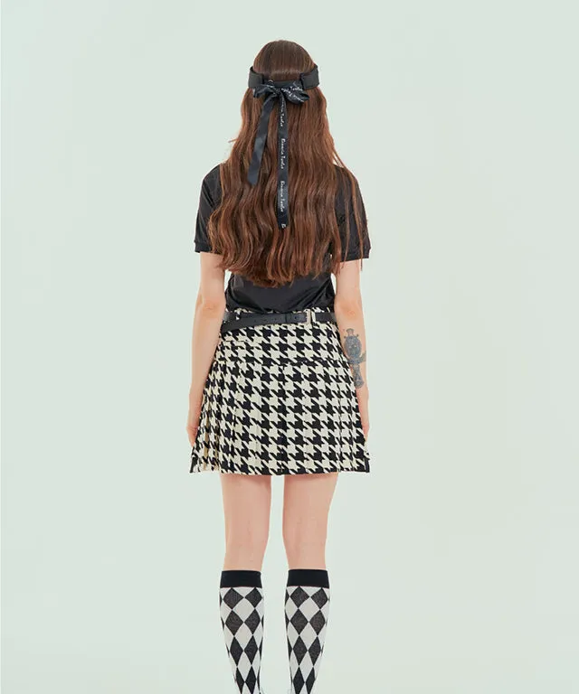 BENECIA 12 Big Hound Check Skirt - Check