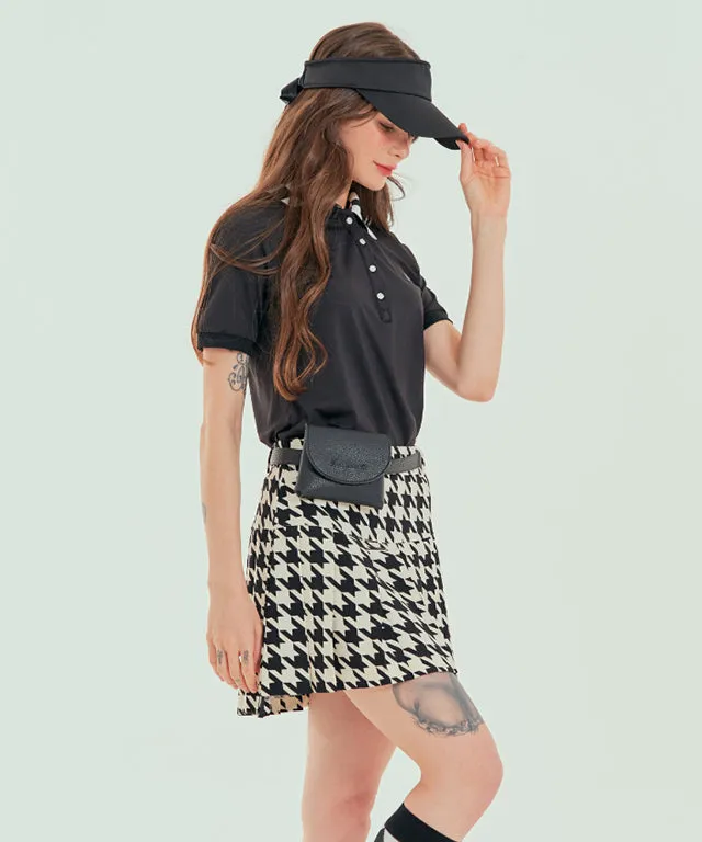 BENECIA 12 Big Hound Check Skirt - Check