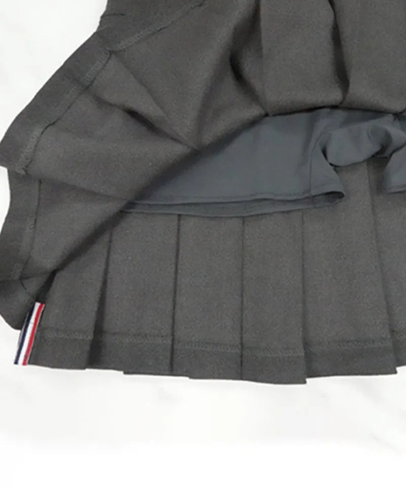 BENECIA 12  Classic Skirt With Quilting - Gray