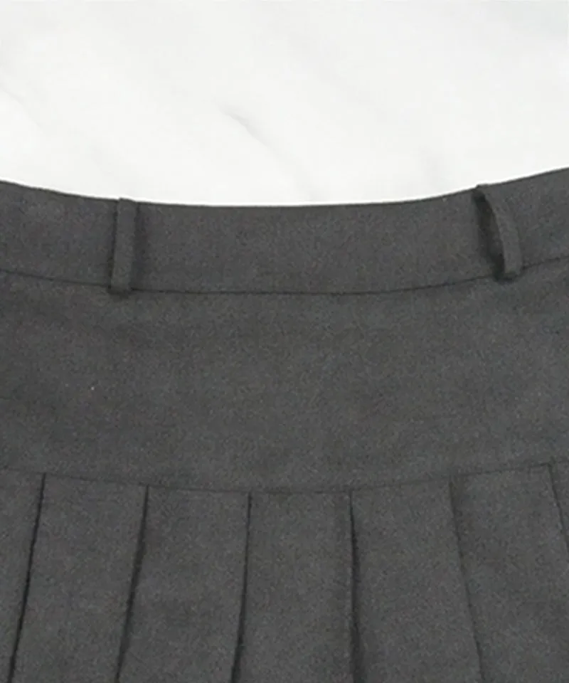 BENECIA 12  Classic Skirt With Quilting - Gray