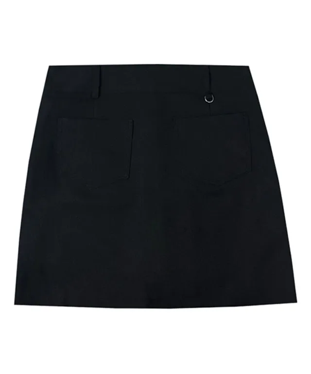 BENECIA 12 Grand Unbalanced Skirt - Black