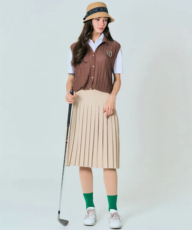 BENECIA 12 Sera Long Skirt [Total Length 65cm] - Beige
