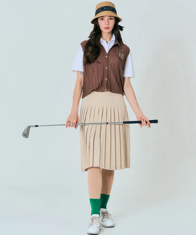 BENECIA 12 Sera Long Skirt [Total Length 65cm] - Beige