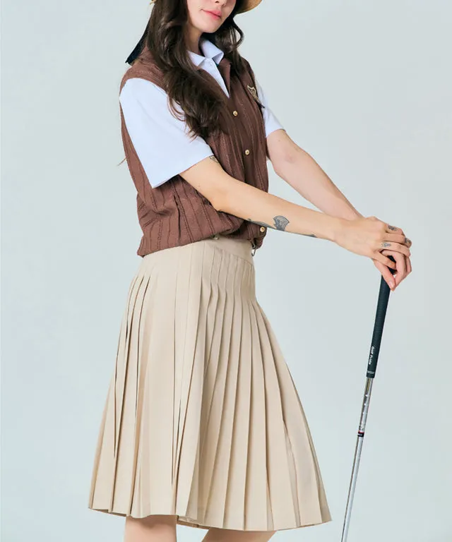 BENECIA 12 Sera Long Skirt [Total Length 65cm] - Beige