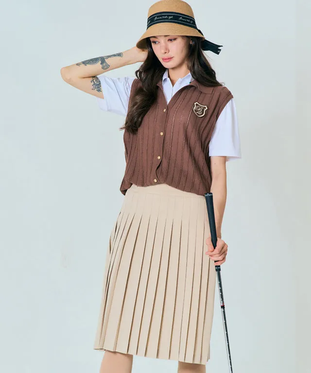 BENECIA 12 Sera Long Skirt [Total Length 65cm] - Beige