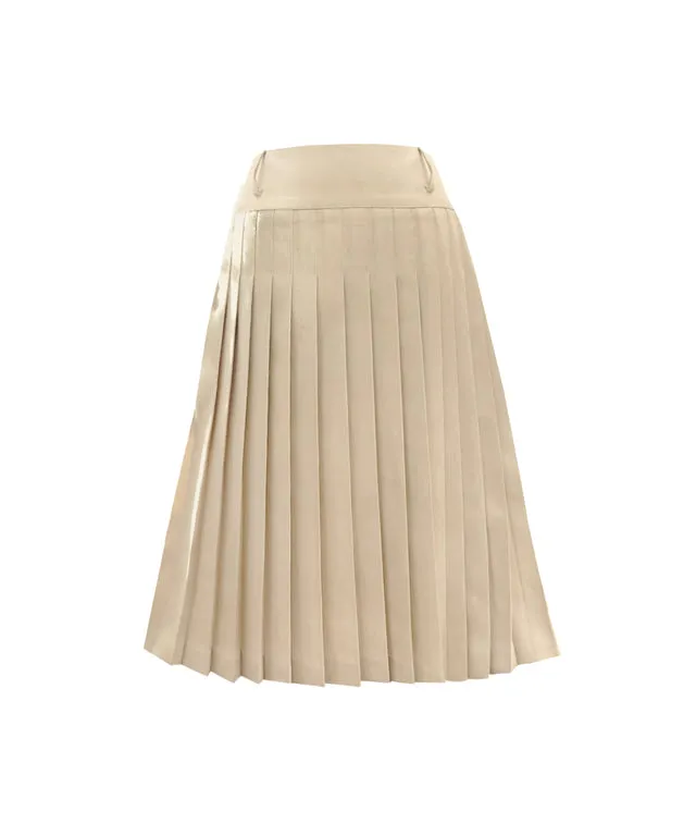 BENECIA 12 Sera Long Skirt [Total Length 65cm] - Beige