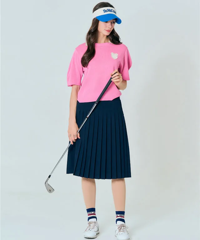 BENECIA 12 Sera Long Skirt [Total Length 65cm] - Navy