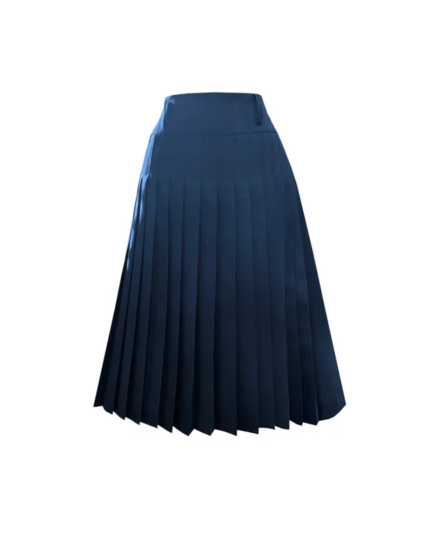 BENECIA 12 Sera Long Skirt [Total Length 65cm] - Navy