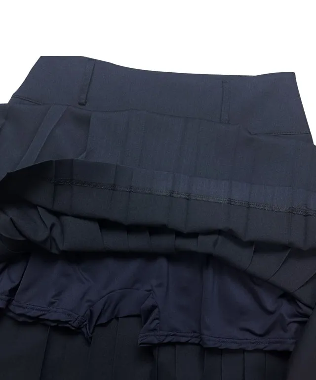 BENECIA 12 Sera Long Skirt [Total Length 65cm] - Navy