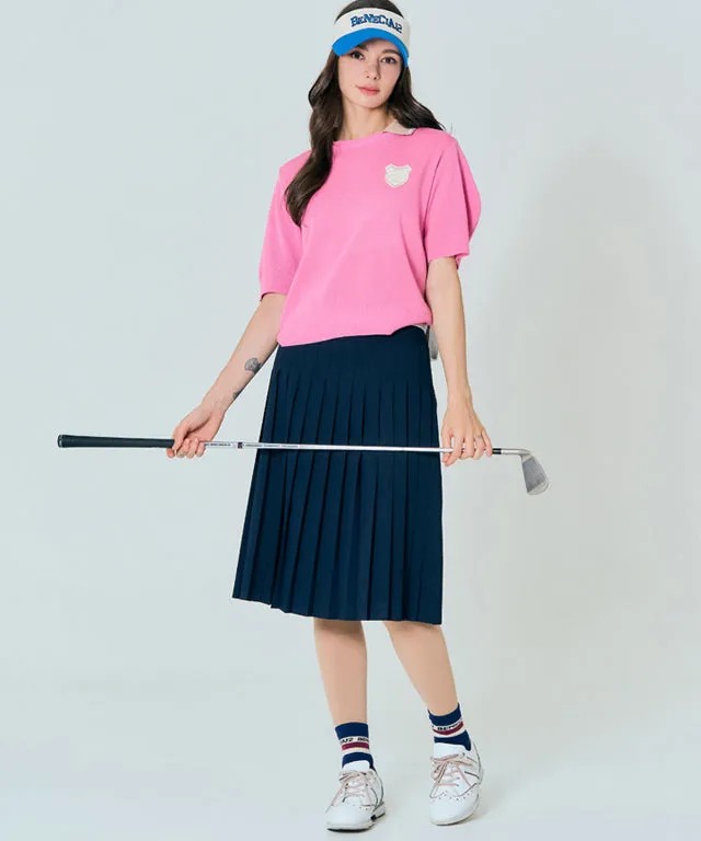 BENECIA 12 Sera Long Skirt [Total Length 65cm] - Navy