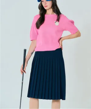 BENECIA 12 Sera Long Skirt [Total Length 65cm] - Navy