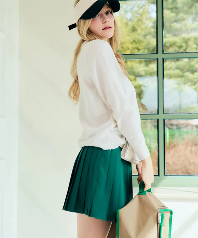 BENECIA 12 Solid Culottes - Green