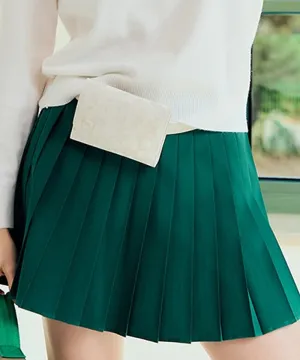 BENECIA 12 Solid Culottes - Green