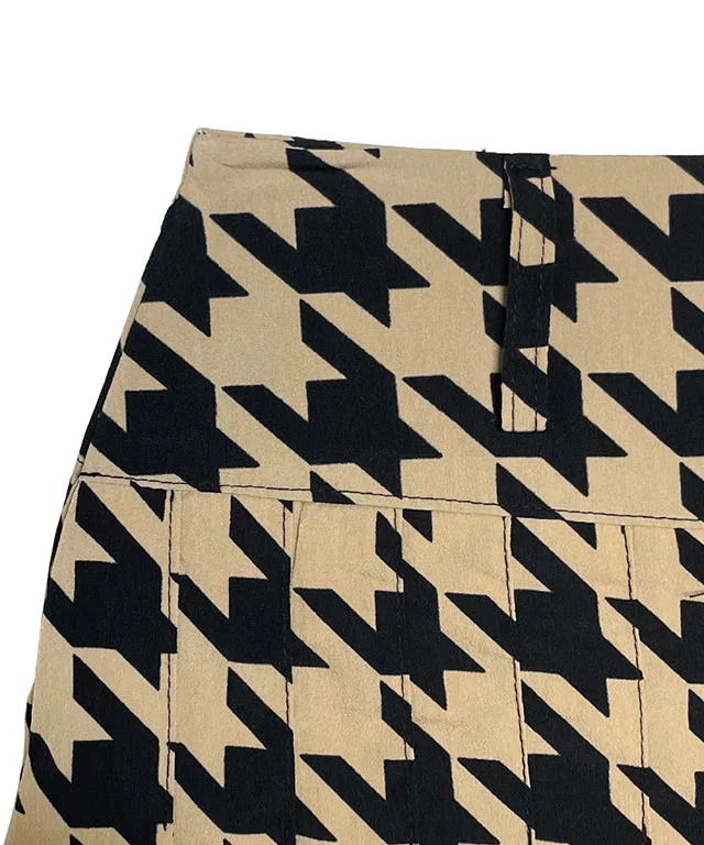 BENECIA 12 Summer Silky Hound Skirt - Beige