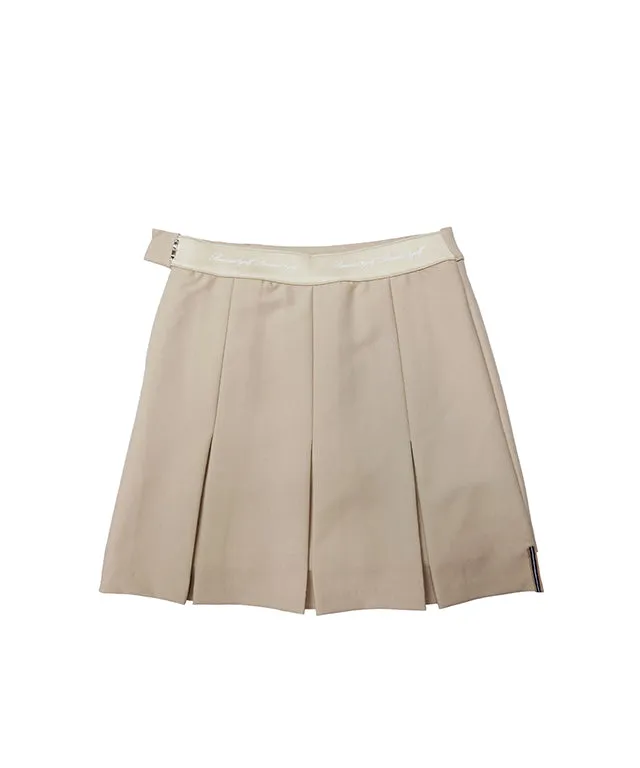 BENECIA 12 Wide Pleated - Beige