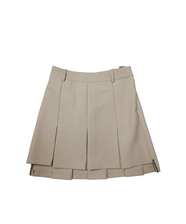BENECIA 12 Wide Pleated - Beige