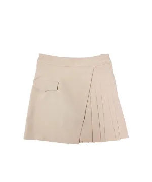 BENECIA 12 Wrap Pleats Skirt - Beige