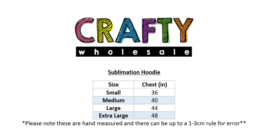 Blank Brilliant White Sublimation Hoodie Adult - Unisex