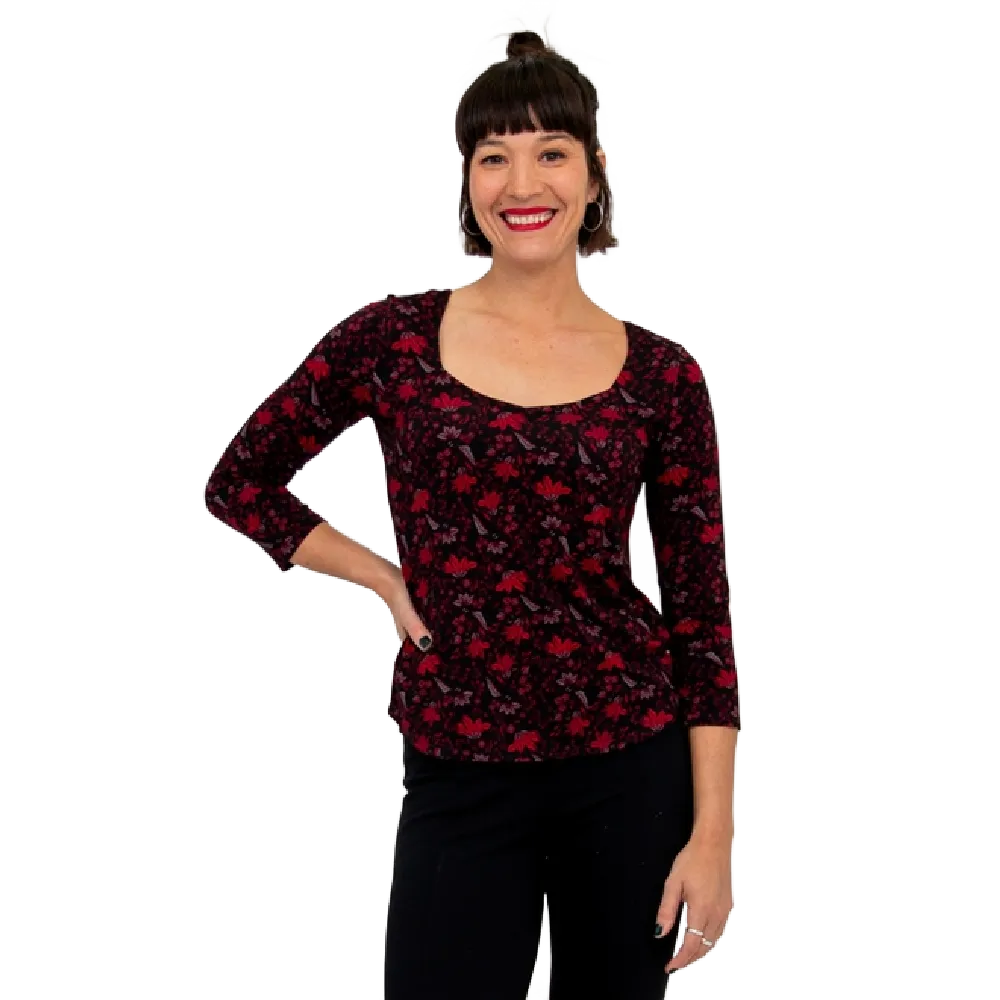 Blue Sky Ritzy Top Red Life