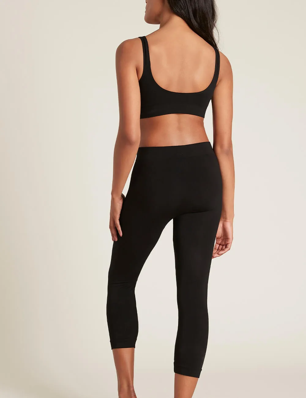 Boody Bamboo EcoWear Women's 3/4 Legging - Black - X-Small