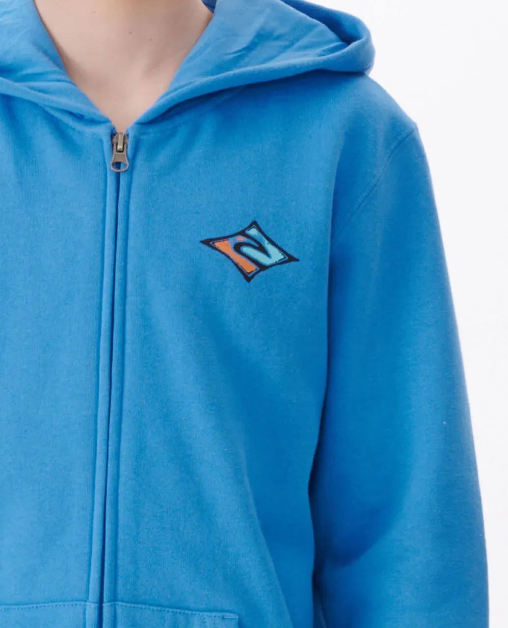 BOY'S COSMIC TIDES ZIPPED HOOD - (AGES 12-16)