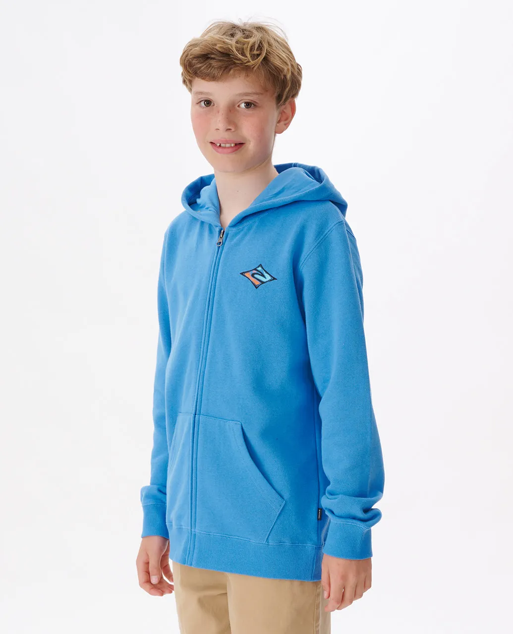 BOY'S COSMIC TIDES ZIPPED HOOD - (AGES 12-16)