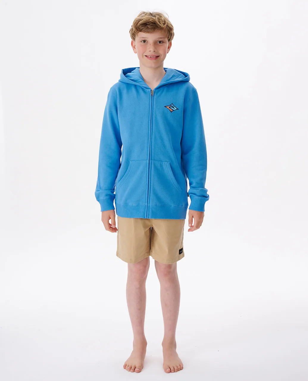 BOY'S COSMIC TIDES ZIPPED HOOD - (AGES 12-16)
