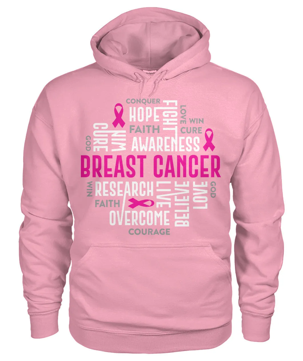Breast Cancer Motivational Hoodies and Sweatshirts