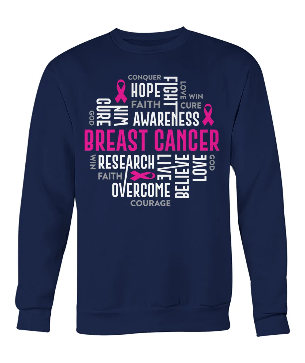 Breast Cancer Motivational Hoodies and Sweatshirts
