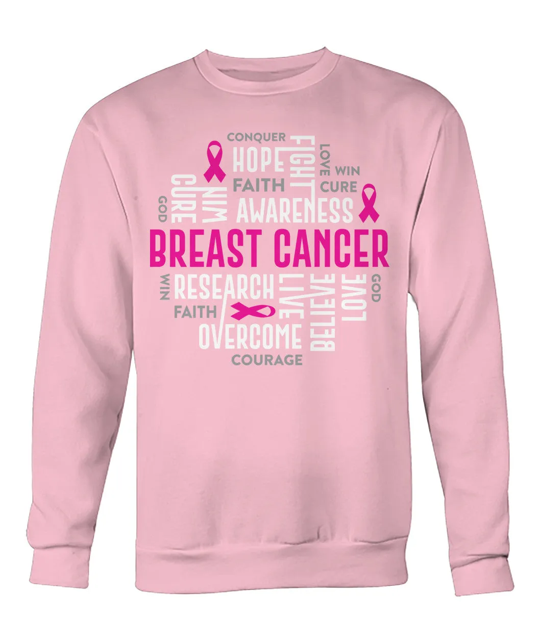 Breast Cancer Motivational Hoodies and Sweatshirts