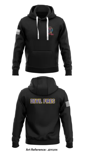 Brigade Fires, 1BCT 82nd Airborne Division Store 1  Core Men's Hooded Performance Sweatshirt - jDyUvH