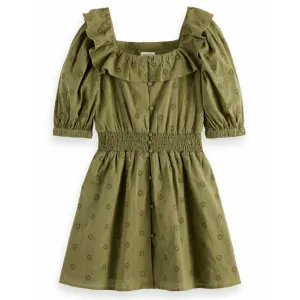 Broidery-Anglaise Dress - Bamboo