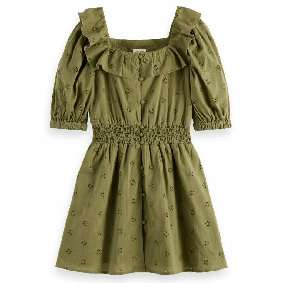 Broidery-Anglaise Dress - Bamboo