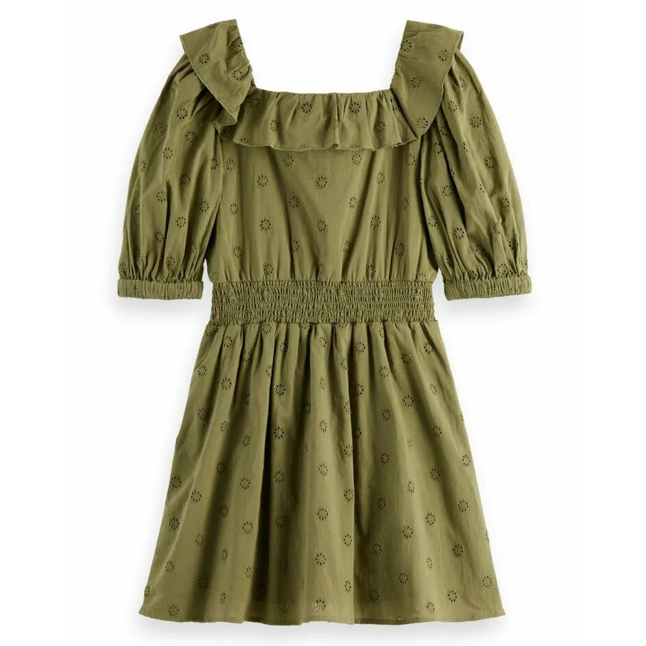 Broidery-Anglaise Dress - Bamboo