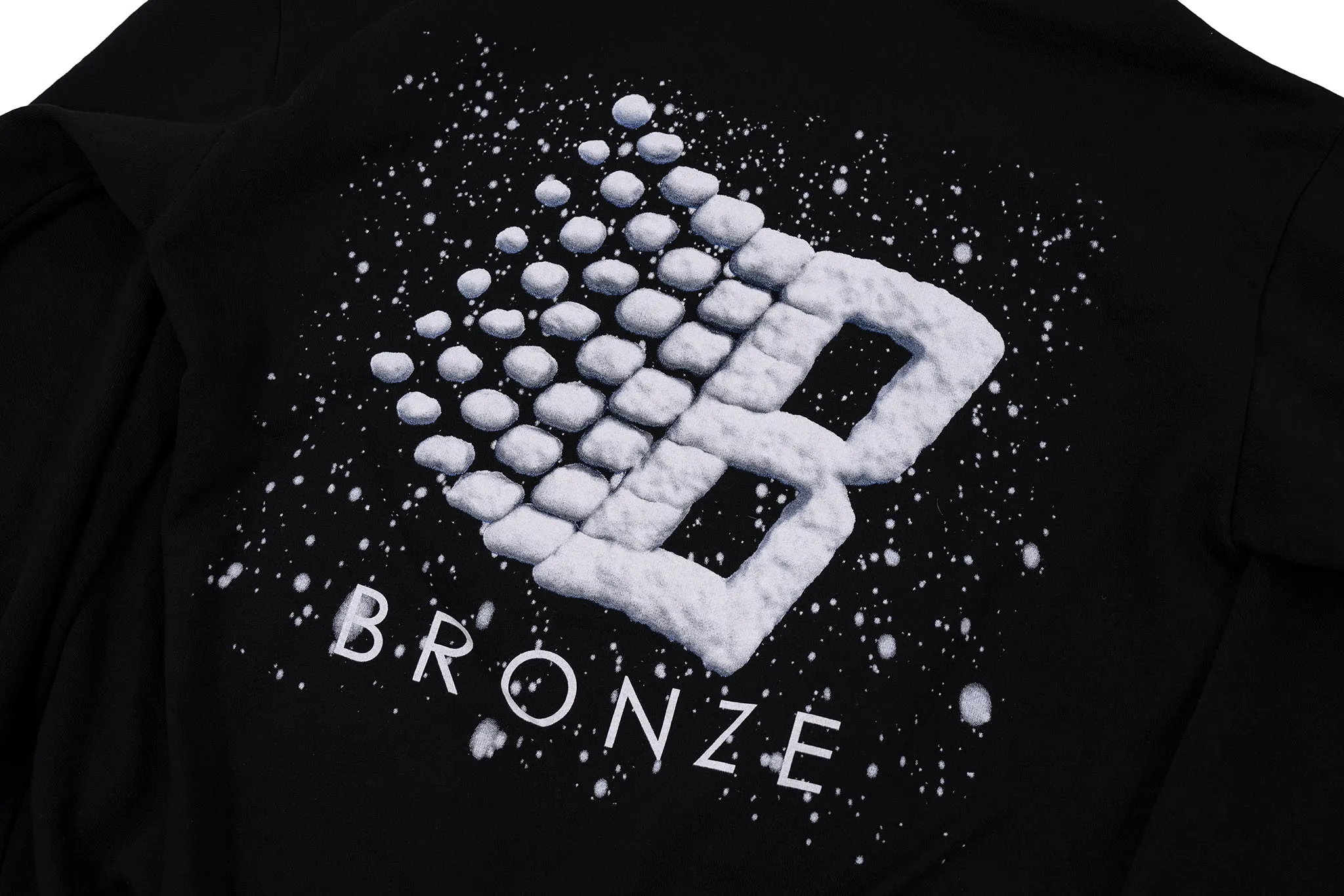 Bronze 56k B Logo Snow Hoodie - Black